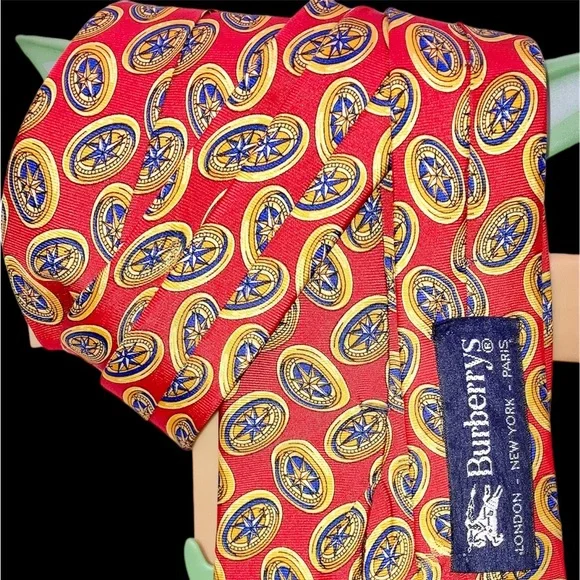 BURBERRY Silk Tie 👔 - Picture 6 of 6